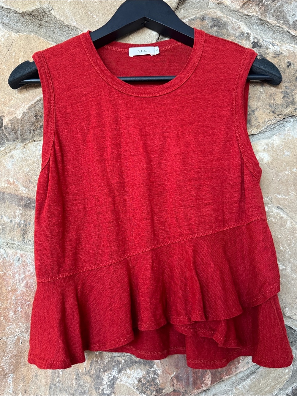 A.L.C linen top